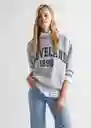 Buzo Clevelan Gris Medio Vigoré Talla 19 Teen Niñas Mango