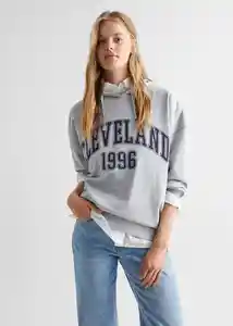 Buzo Clevelan Gris Medio Vigoré Talla 19 Teen Niñas Mango