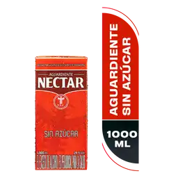 Aguardiente Nectar Rojo Sin Azucar 1000 ml