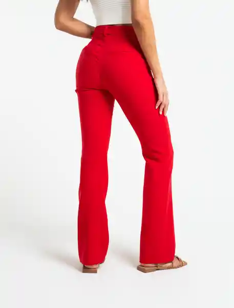 Pantalón Gricol Rojo Granada Oscuro Talla 10 533E319 Naf Naf