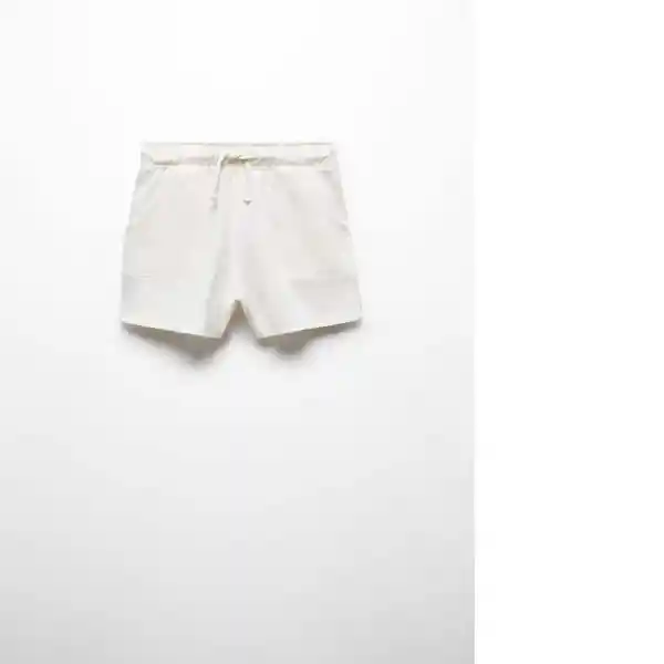 Short Lea Off White Talla 06 Niñas Mango