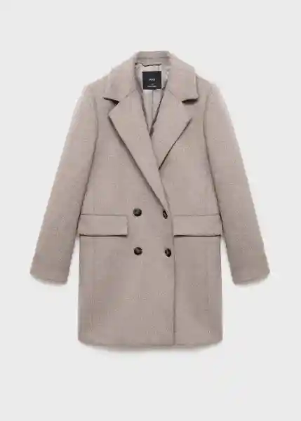 Abrigo Dali Topo Talla L Mujer Mango