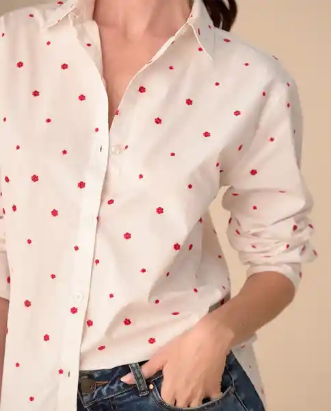 Camisa Crudo Nevisca Claro Talla Talla S 611G037 Esprit