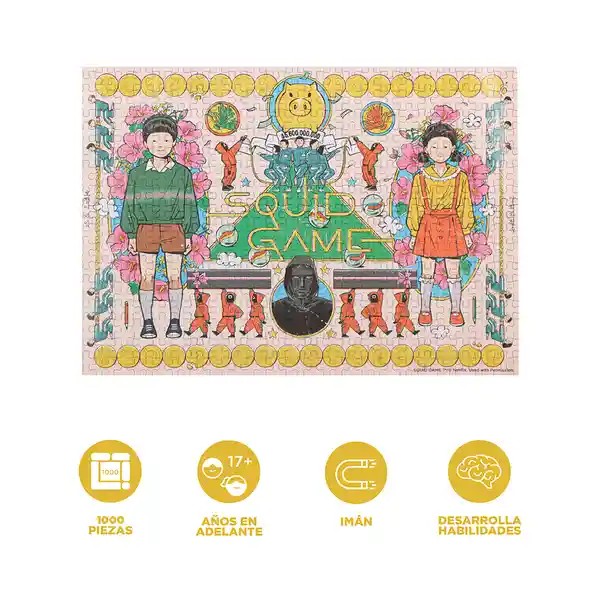 Rompecabezas de B Juego Del Calamar Serie Miniso