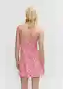 Vestido Sea Rosa Talla M Mujer Mango