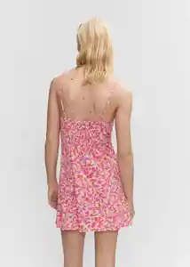 Vestido Sea Rosa Talla M Mujer Mango