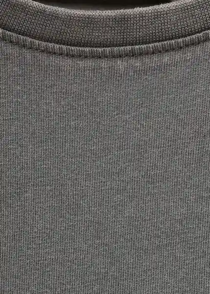 Camiseta Jersey Antracita Talla 14 Niñas Mango