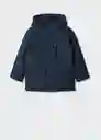 Chaqueta Anorak Pepo Navy Talla 08 Niños Mango