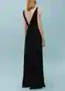 Vestido Vbbolton Negro Talla M Mujer Mango