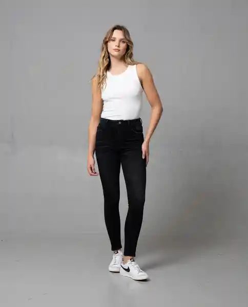 Jean Jegging Mujer Negro Sombrio Ultraoscuro T 16 40931 Rifle