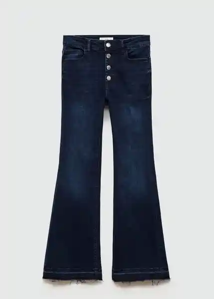 Jean Buttonfb Blueblack Talla 21 Niñas Mango