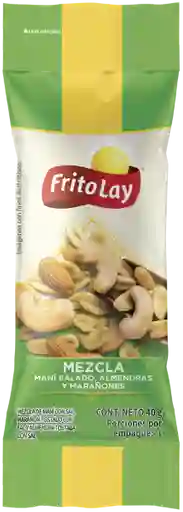 Frito Lay Mezcla de Maní Salado Almendras y Marañones 40 g