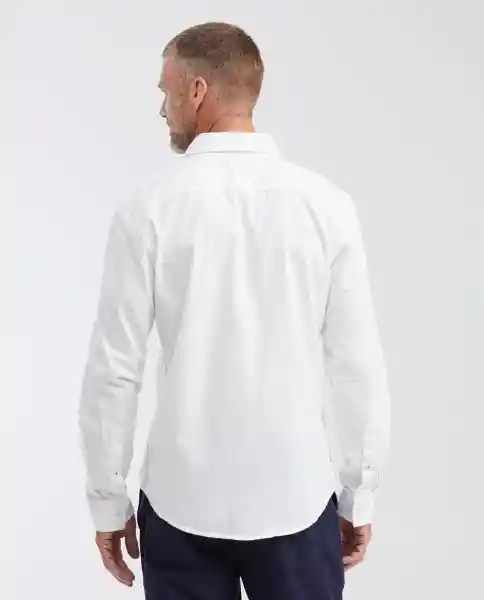 Camisa Dyed Twill Manga Larga Crudo Pristino Claro M Chevignon