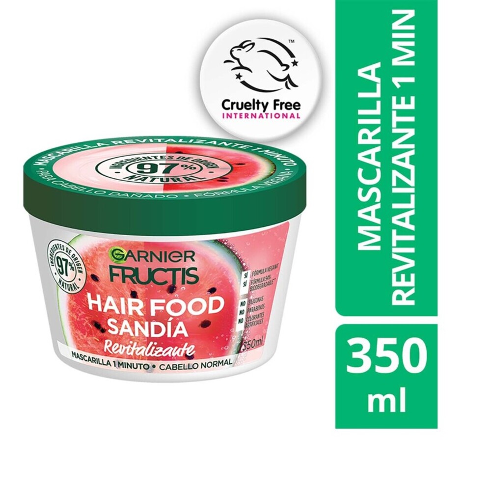 Tratamiento Capilar Hair Foof Garnier Sandía Revitalización 350 ml