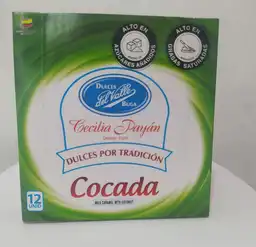 Dulces Del Valle Cocada Displey Dulces de Leche