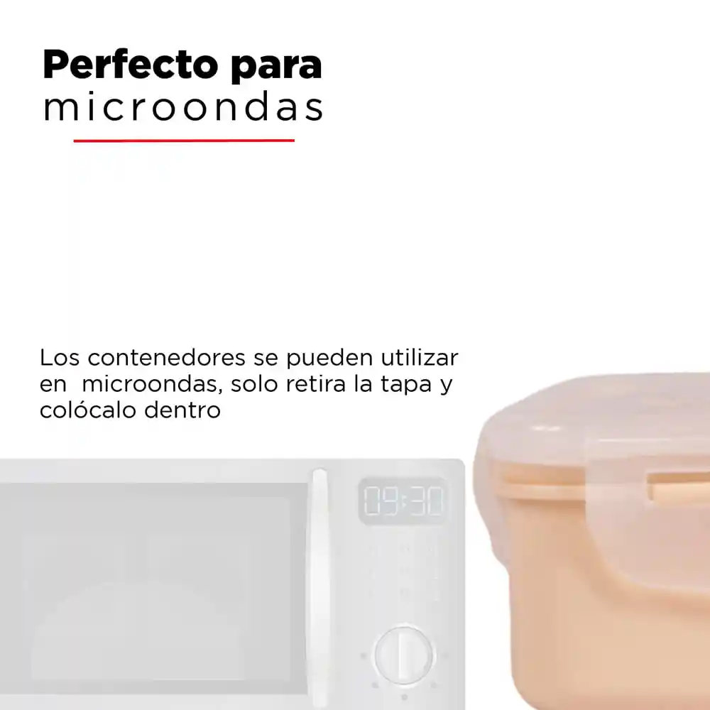 Miniso Contenedor Cuadrado de Plástico Pequeño Beige Blanco