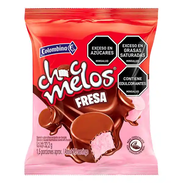 Chocmelos Masmelo Snack Fresa 32.2 g