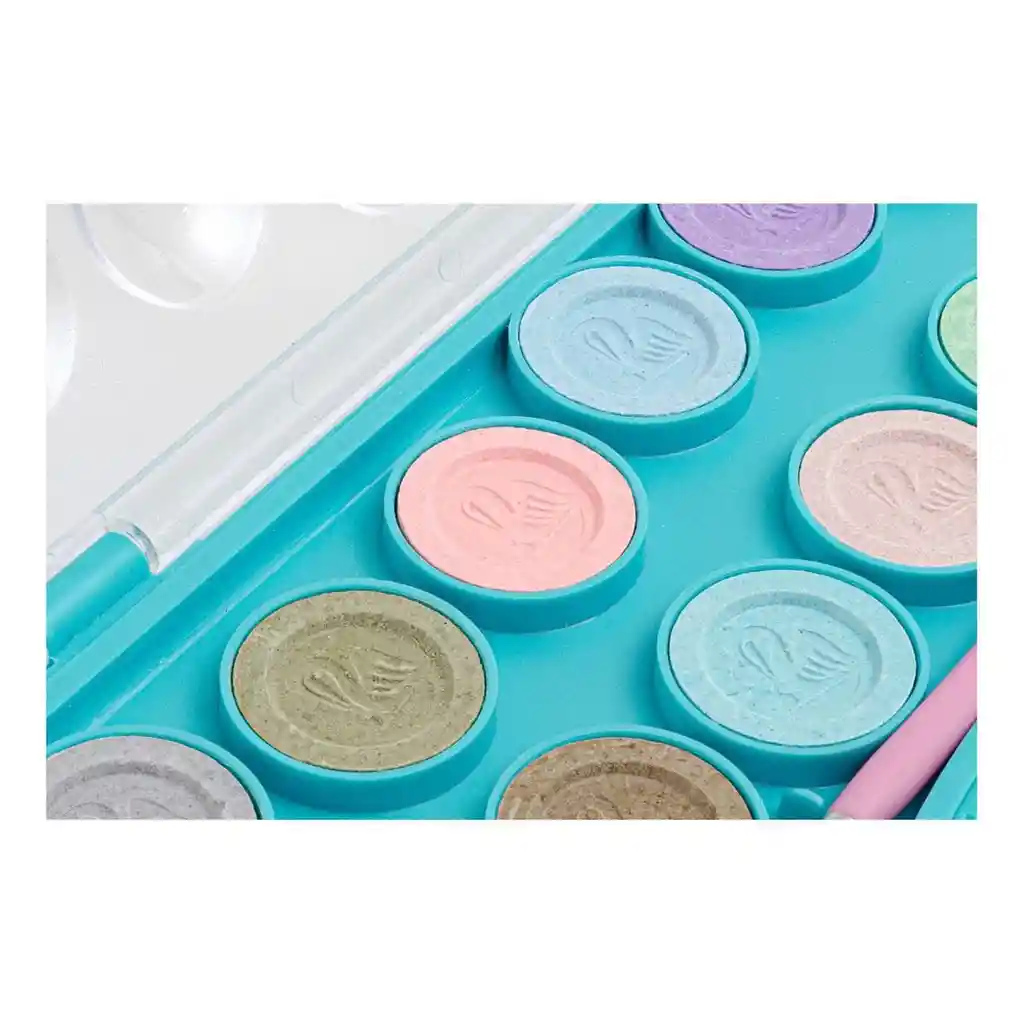 Acuarela Junior Pastel X 12 Mas Pincel Pelikan