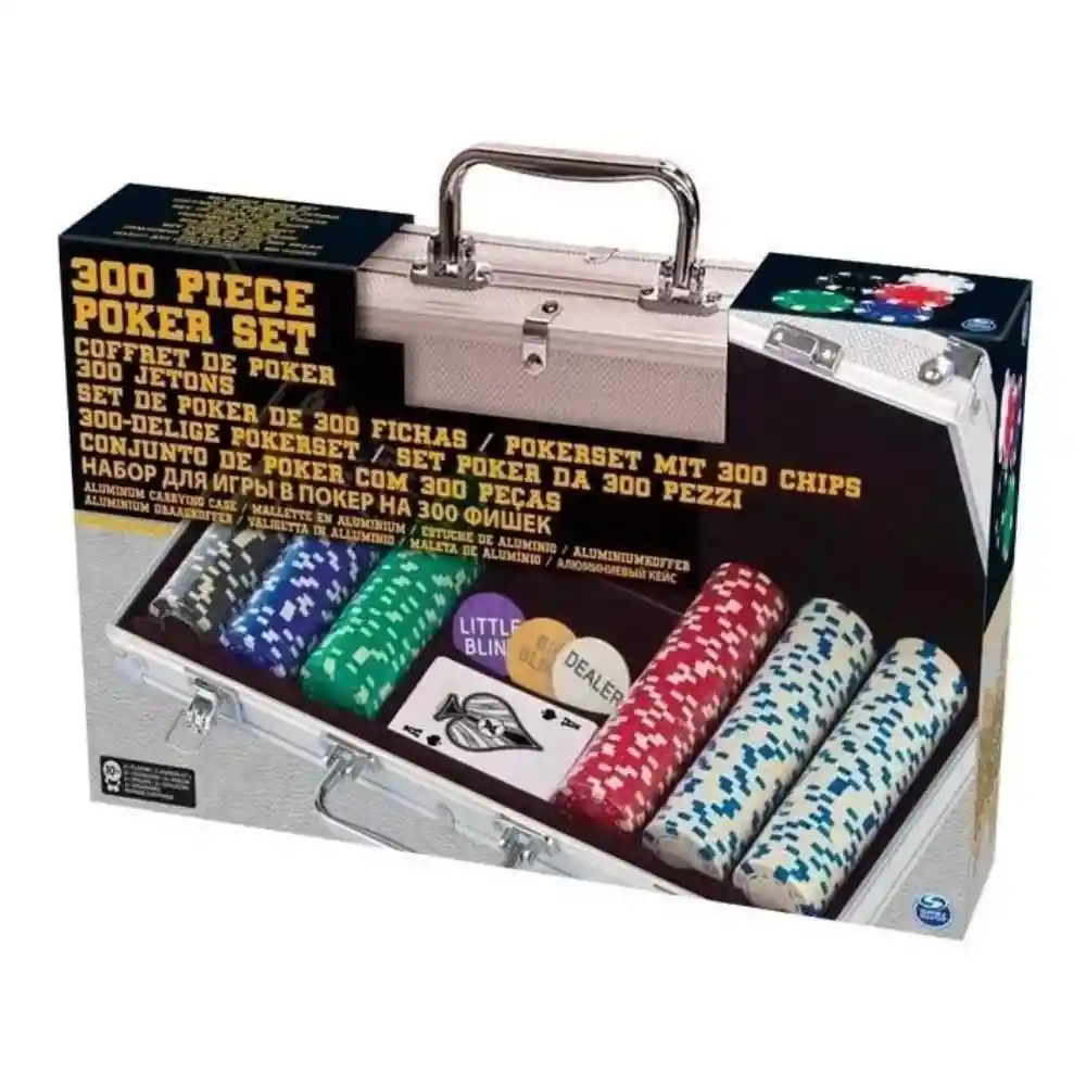 Boing Toys Set De Poker De 300 Fichas