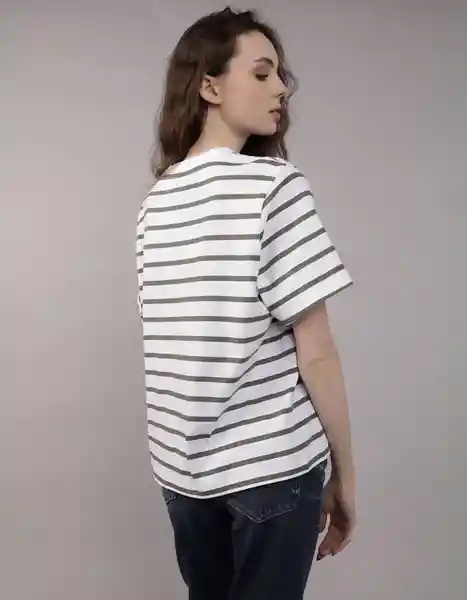 Camiseta Mujer Verde Talla: MEDIUM 1087300 American Eagle
