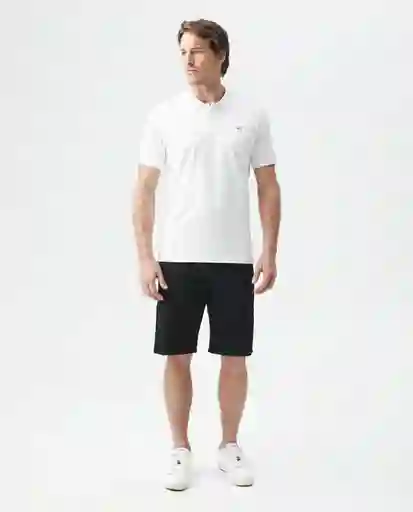 Bermuda Basic Hombre Negro Talla 36 Chevignon