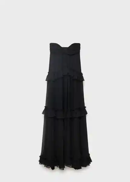 Vestido Selene Negro Talla S Mujer Mango
