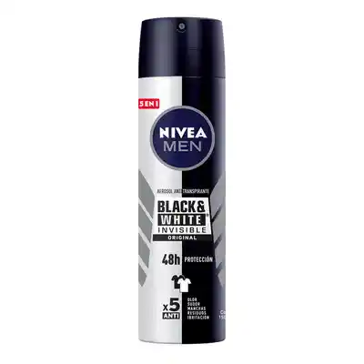 Nivea Men Desodorante en Aerosol Black & White Invisible