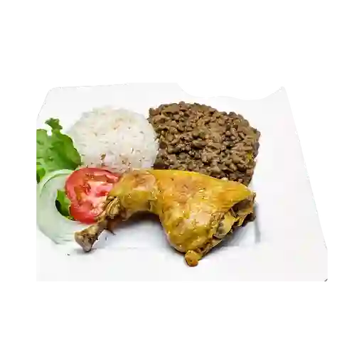 Almuerzo Casero con Pollo Pierna Pernil 1