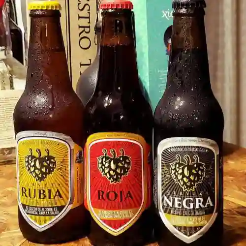 Cerveza Rubia Artesanal 330ml.