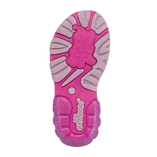 Los Gomosos Sandalias Neko Niña Fucsia Plata Talla 24