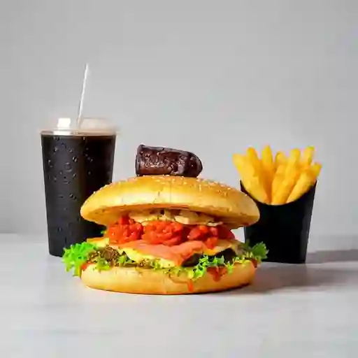 Combo Hamburguesa Colombiana