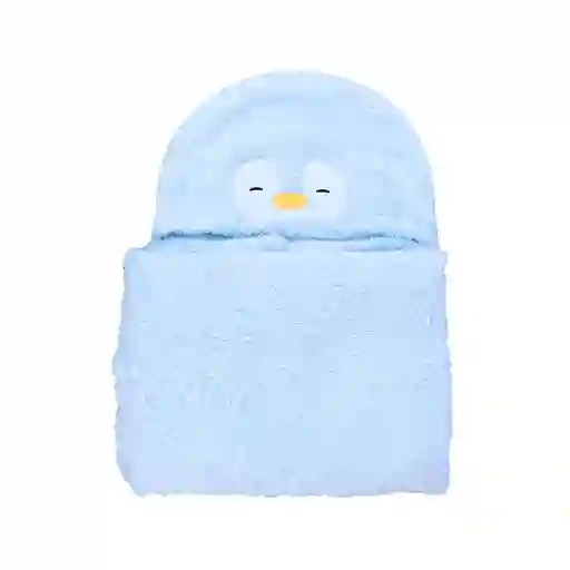 Miniso Cobija de Pingüino Con Sombrero Azul