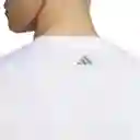 Adidas Camiseta Hiit Gf Slo Tee Para Hombre Blanco Talla L