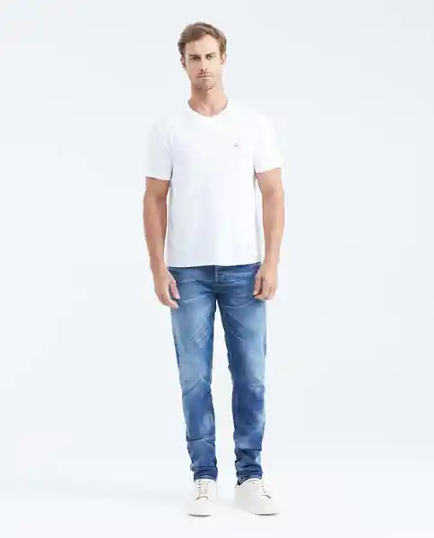 Jean Super Slim Fit-Rider-Med Azul Francés Medio 30/32 Chevignon