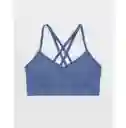 Top Deportivo Aerie Azul Talla MEDIUM American Eagle