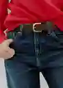 Cinturón Karina Marron Talla S Mujer Mango