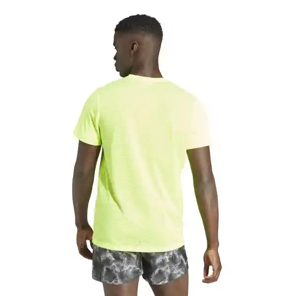 Adidas Camiseta Own The Run Tee Para Hombre Verde Talla M
