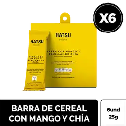 Hatsu Snack Barra Mango y Semllas de Chia