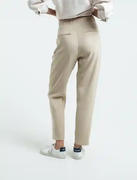 Pantalón Adila Mujer Beige Albarizo Medio T. 8 539E332 Naf Naf