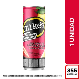 Vodka Mikes Hard Strawberry Lemonade - Lata 355ml x1