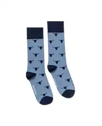 Medias CH Azul Abismo Oscuro Talla 10-12 Chevignon