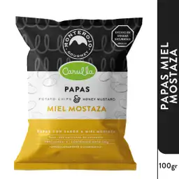 Monterojo Papas Miel Mostaza 100 gr