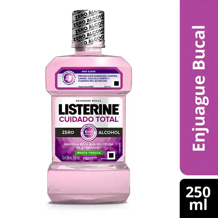 Listerine Enjuague Bucal Cuidado Total Menta Fresca 