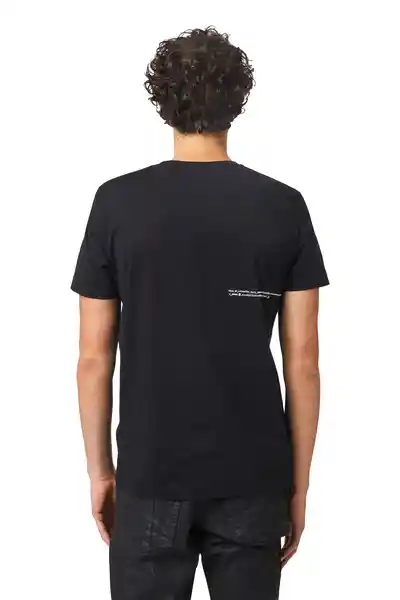 Diesel Camiseta T-Diegos-B21 Negro Talla XXL