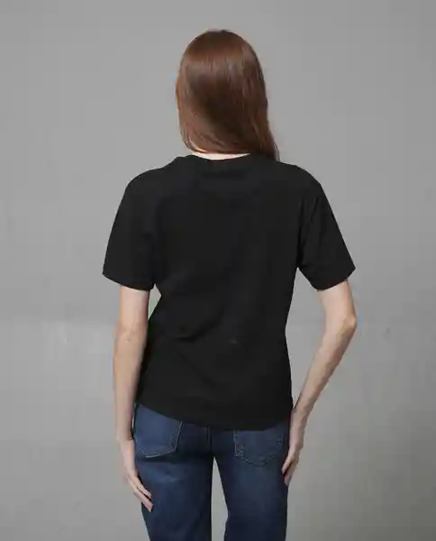Camiseta Mujer Negro Talla XL 209G108_NEG194007 Rifle