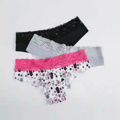 Hispter Encaje Invisible Talla M 482