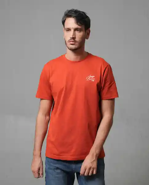Camiseta Hombre Naranja Talla S 103G007_NAR181355 Rifle
