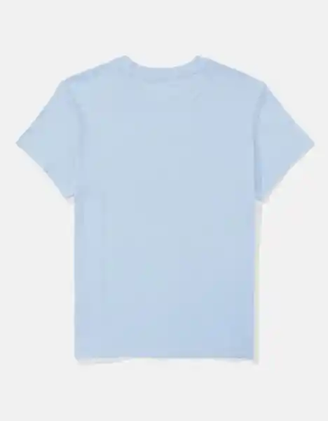 Camiseta Mujer Azul Talla X-SMALL American Eagle