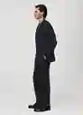 Pantalón Zurich Navy Talla 44 Hombre Mango