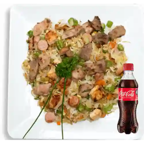 Combo Arroz Atollado + Coca-cola Sabor Original 500 ml